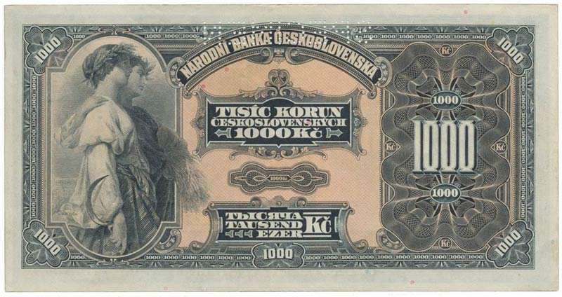 1000 Kč 1932 rub