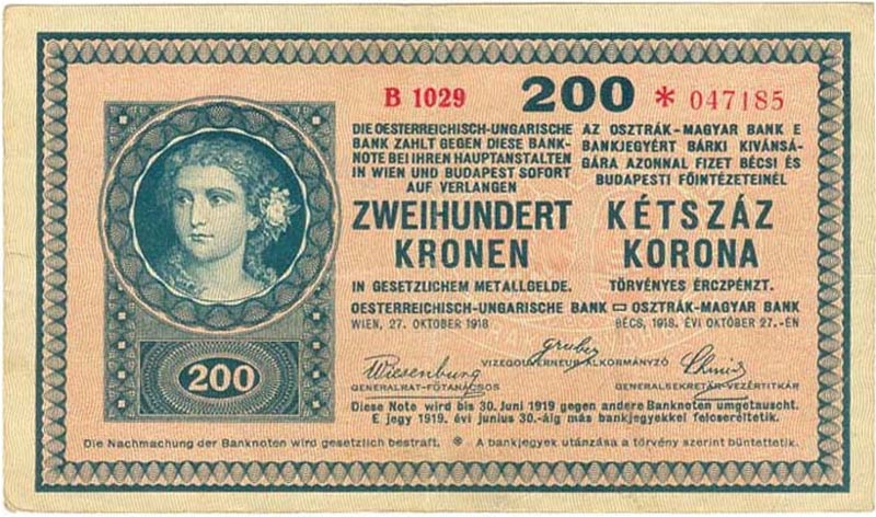 200 K 1918 líc