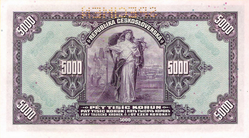 5000 K 1920 přetisk rub
