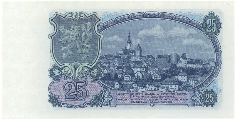 25 Kčs 1953 rub