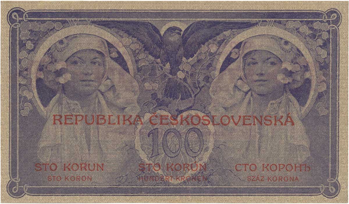 100 Kč 1919 rub