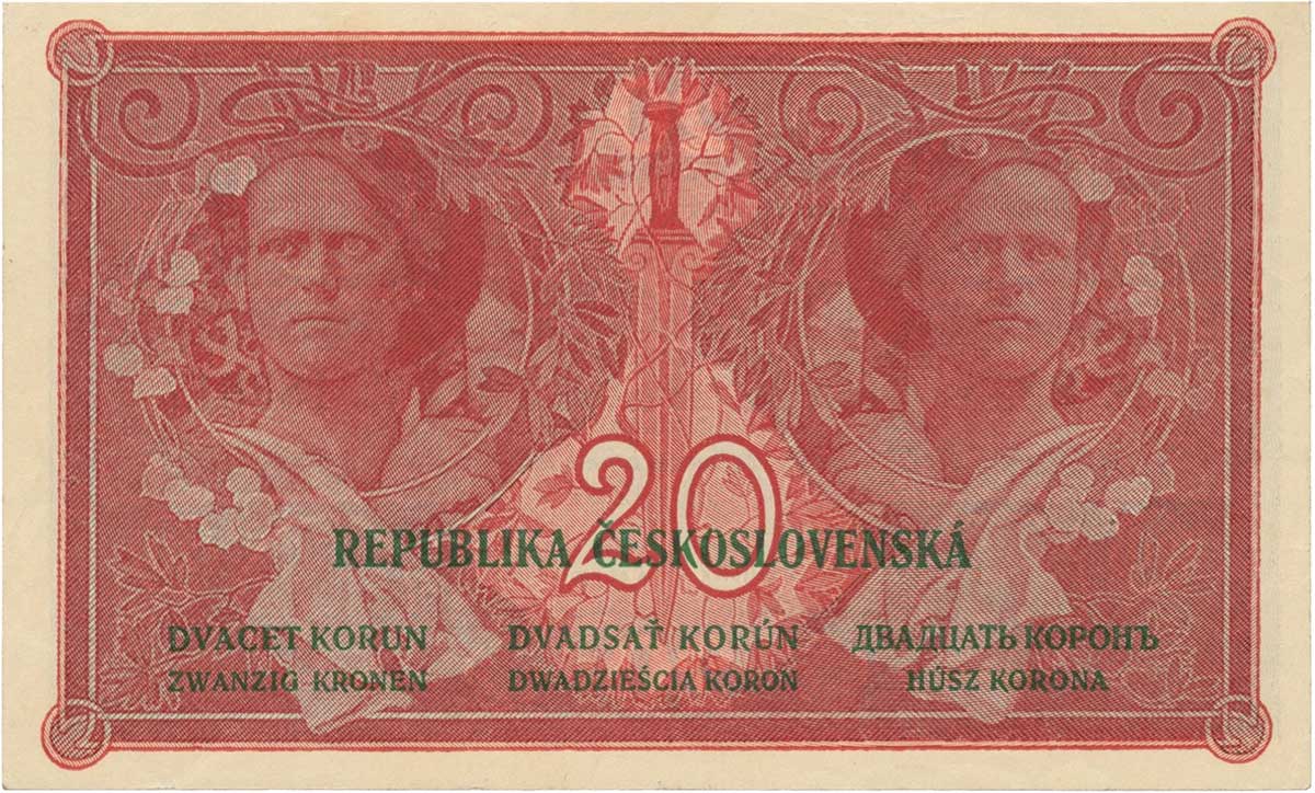 20 Kč 1919 rub