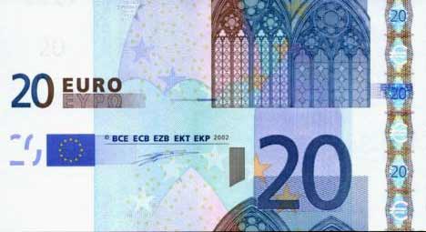 20 euro manipulace